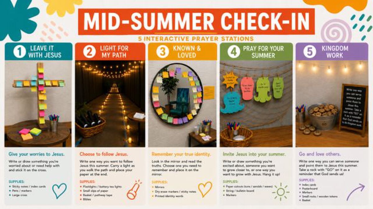Mid-Summer Check-in: 5 Interactive Prayer Stations image number null
